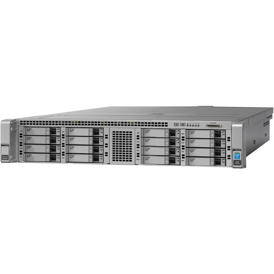Cisco C240 M4 2U Rack Server - 2 x Intel Xeon E5-2637 v4 3.50 GHz - 256 GB RAM - 12Gb/s SAS, Serial ATA Controller UCS-SPC240M4L-B-F2