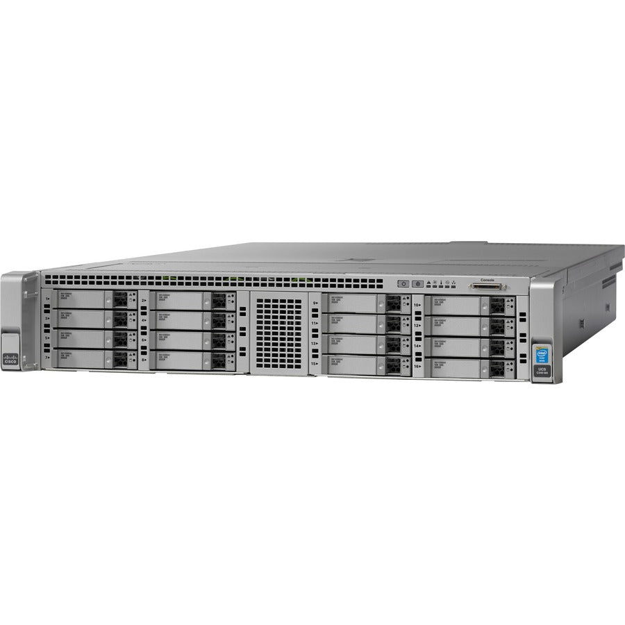 Cisco C240 M4 2U Rack Server - 2 x Intel Xeon E5-2637 v4 3.50 GHz - 256 GB RAM - Serial ATA/600 Controller UCS-SP-C240M4-B-F2