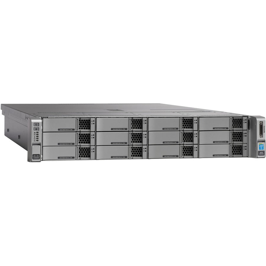 Cisco C240 M4 2U Rack Server - 2 x Intel Xeon E5-2643 v3 3.40 GHz - 256 GB RAM - Serial ATA Controller UCS-SP-C240M4L-F1