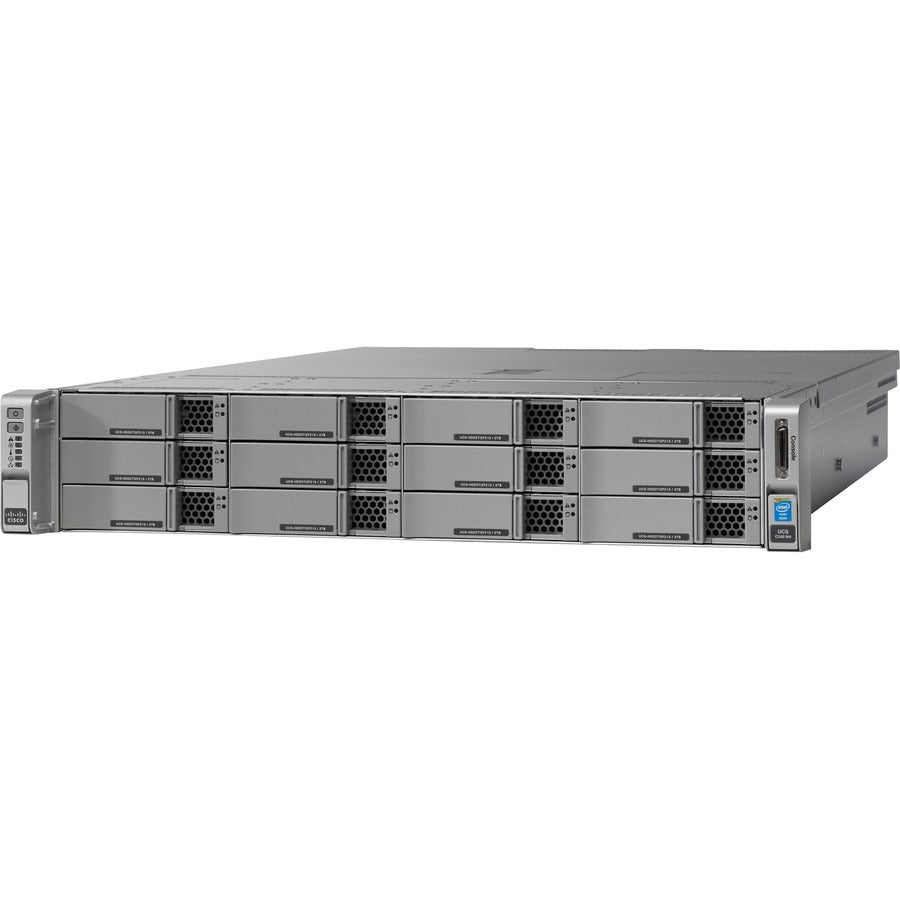 Cisco C240 M4 2U Rack Server - 2 x Intel Xeon E5-2643 v3 3.40 GHz - 256 GB RAM - Serial ATA Controller UCS-SP-C240M4L-F1