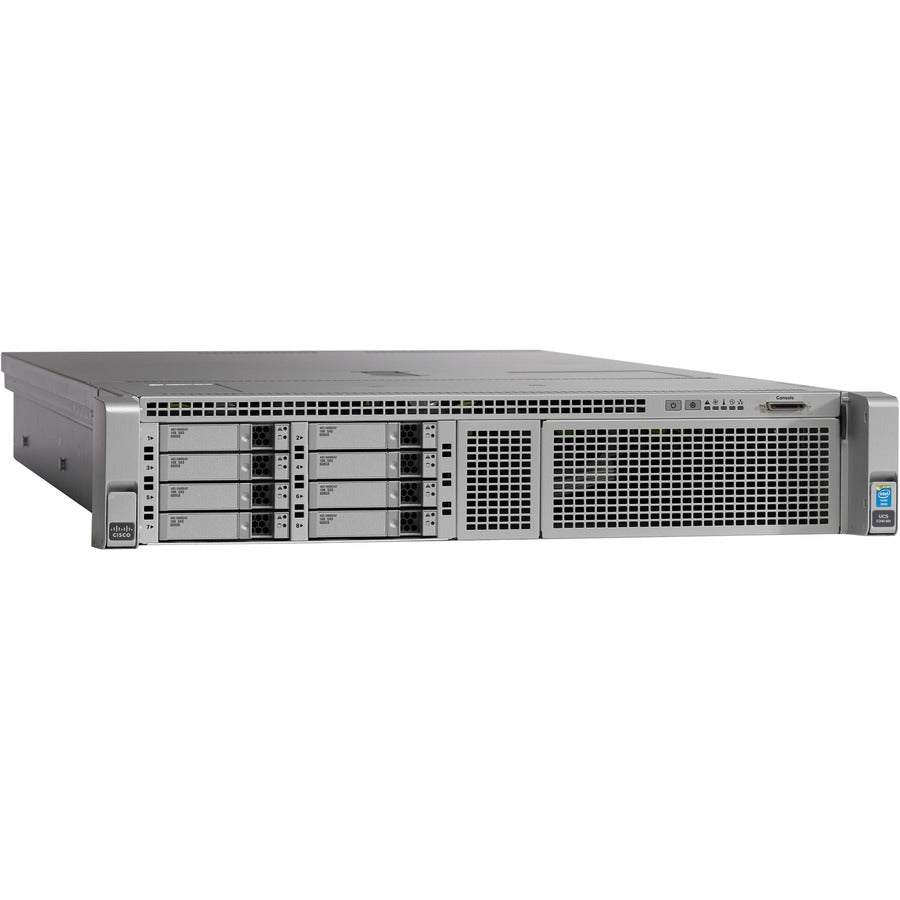 Cisco C240 M4 2U Rack Server - 2 x Intel Xeon E5-2680 v3 2.50 GHz - 32 GB RAM - 12Gb/s SAS, Serial ATA Controller - Refurbished UCS-SPRC240M4P2-RF