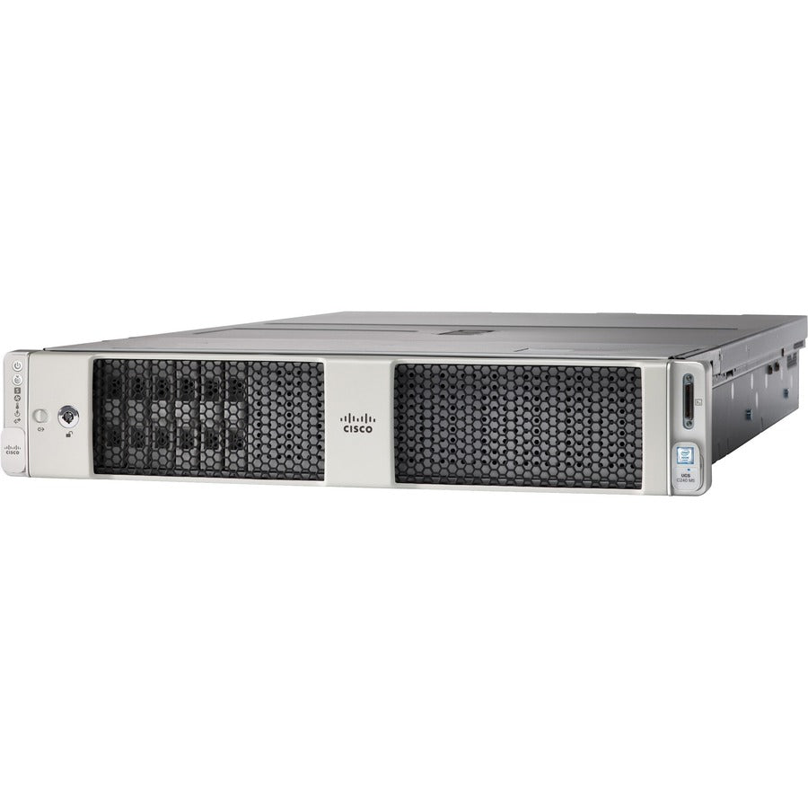 Cisco C240 M5 2U Rack-mountable Server - 2 x Intel Xeon Silver 4214R - 192 GB RAM - Serial ATA, 12Gb/s SAS Controller UCS-SP-C240M5C-B