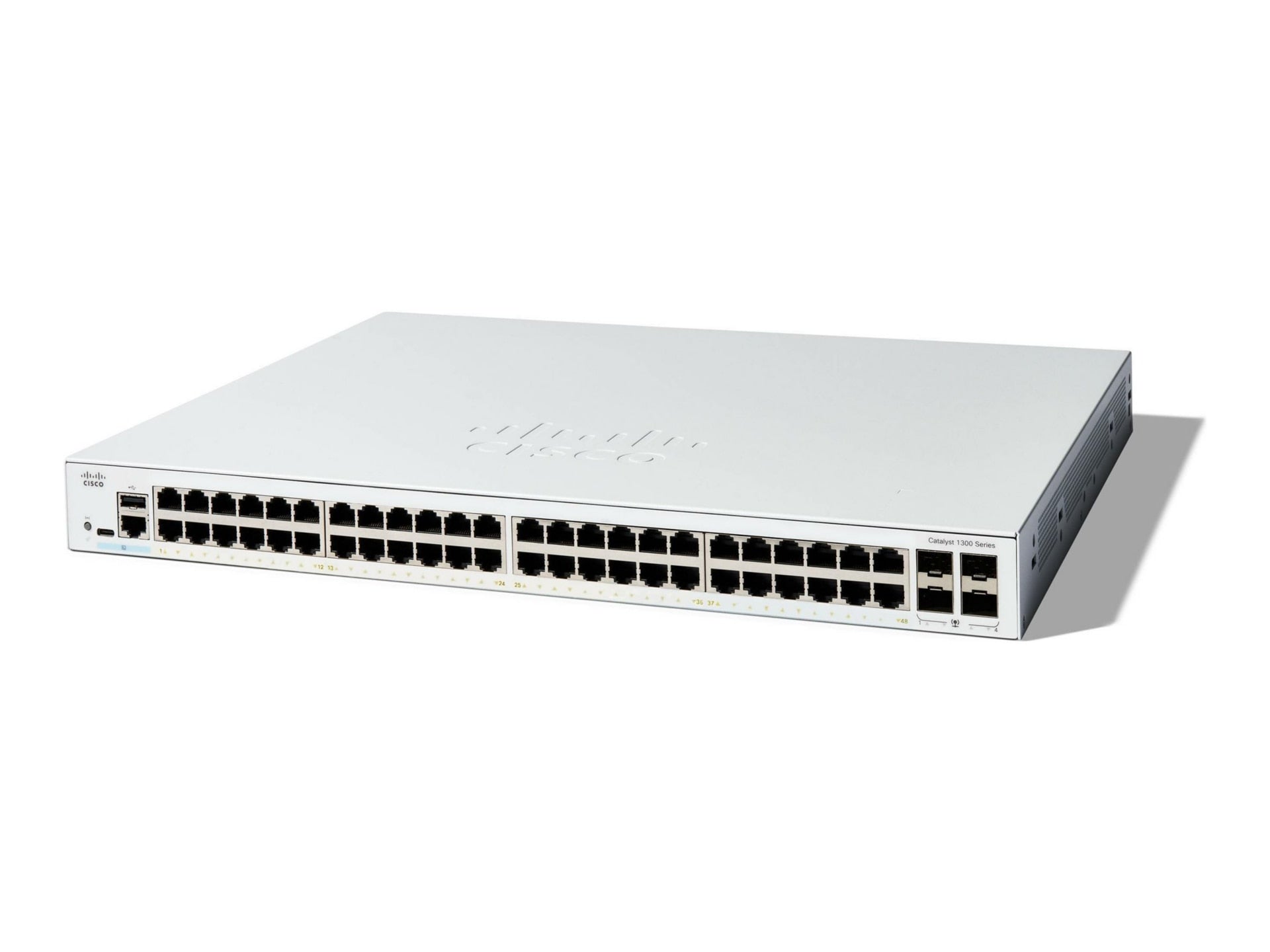 Cisco Catalyst 1300 48-Port GE Switch with 4x1G SFP Uplinks for Enterprises