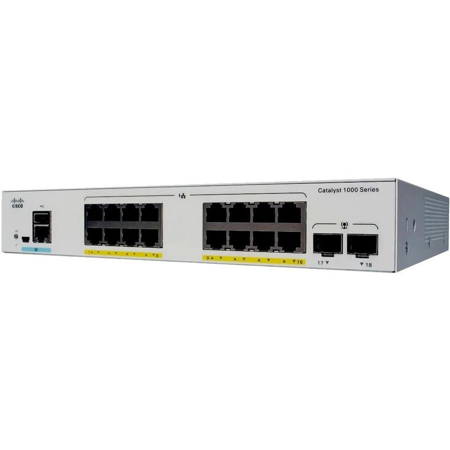 Cisco Catalyst 24-Port PoE+ Gigabit Switch - 4 SFP Uplinks Remanufactured | TecISoft C1000-24FP-4G-L-RF