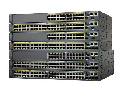 Cisco Catalyst 2960S-F24TS-S - Switch - managed - 24 x 10/100 + 2 x SFP - desktop, rack-mountable - refurbished