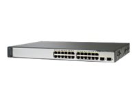 Cisco Catalyst 3750V2-24TS - Switch - L3 - managed - 24 x 10/100 + 2 x SFP - rack-mountable - refurbished