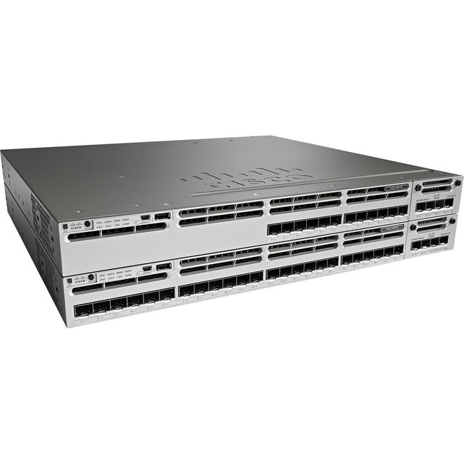 Cisco Catalyst 3850 - WS-C3850-24S-E Layer 3 Switch 24 SFP Ports | Cisco WS-C3850-24S-E-RF