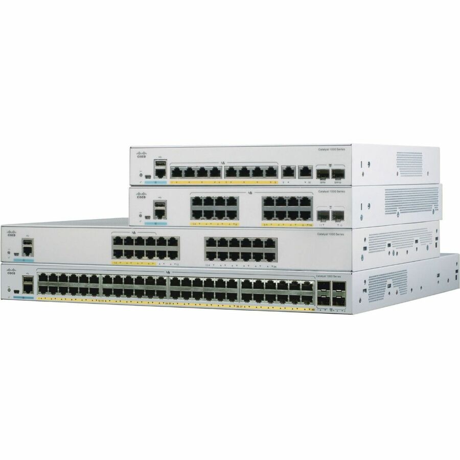 Cisco Catalyst C1000-8FP Ethernet Switch - 8 Ports - Manageable - Gigabit Ethernet - 10/10