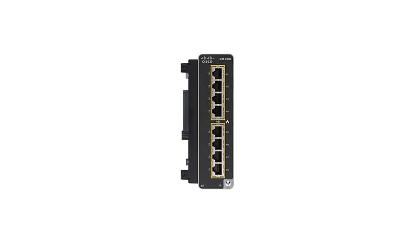 Cisco Catalyst IE3300 Rugged Series Module, 8 Non-PoE Copper IEM-3300-8T=