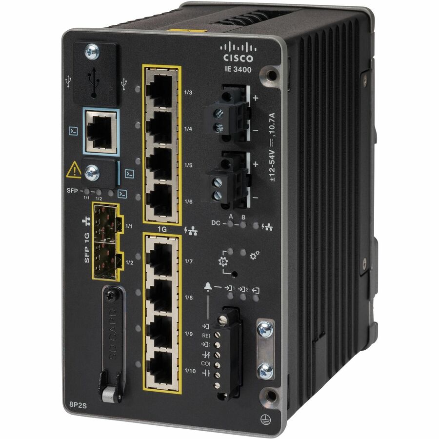 Cisco Catalyst IE3400 Rugged Series - Industrial Ethernet Switches | TecISoft IE-3400-8P2S-E