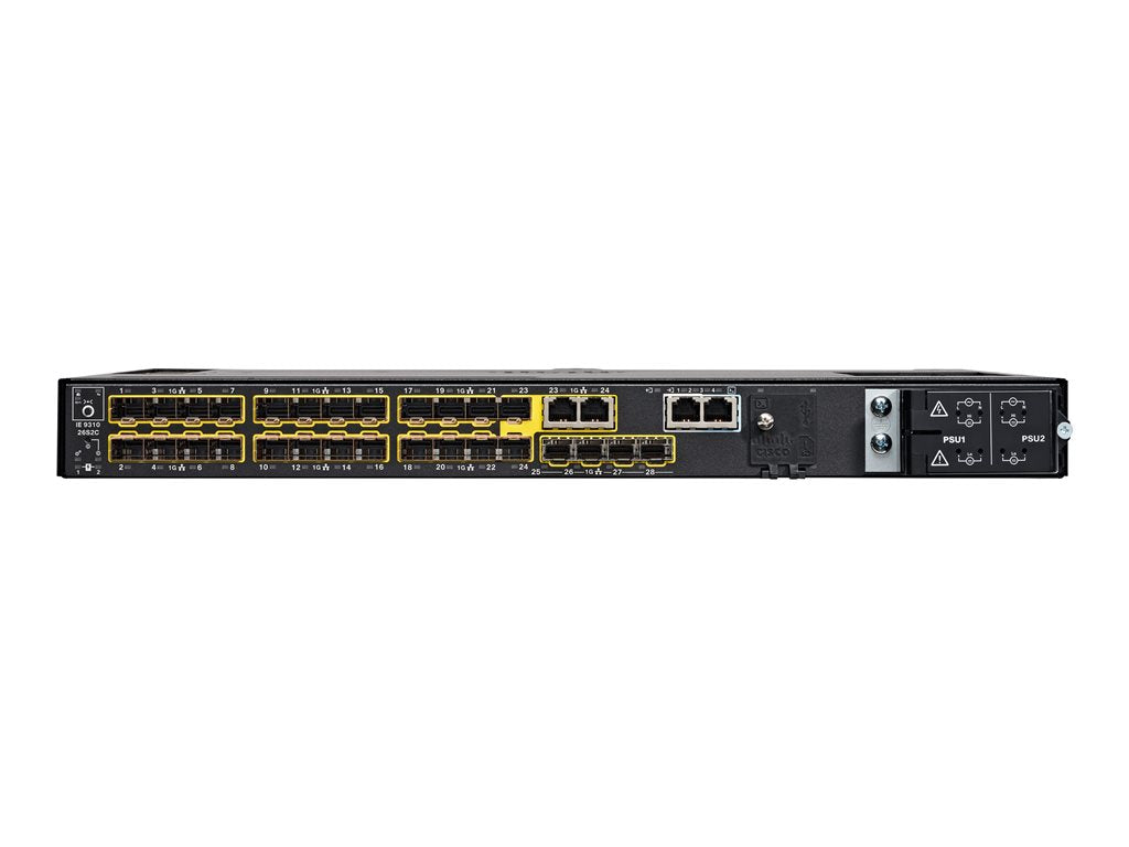Cisco Catalyst IE9310 Rugged Series - Switch - managed - 22 x Gigabit SFP + 2 x combo 10/100/1000Base-T / 100/1000Base-FX SFP IE-9310-26S2C-A=