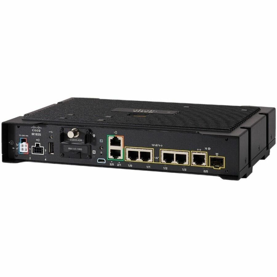 Cisco Catalyst IR1831-K9 Router - 5 Ports - 4 RJ-45 Port(s) - 1 WAN Port(s) - Management