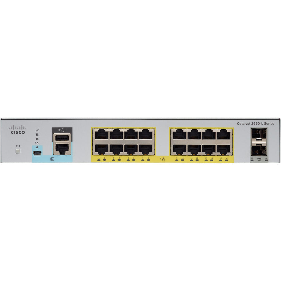 Cisco Catalyst Ws-C2960L-16Ps-Ll Ethernet Switch