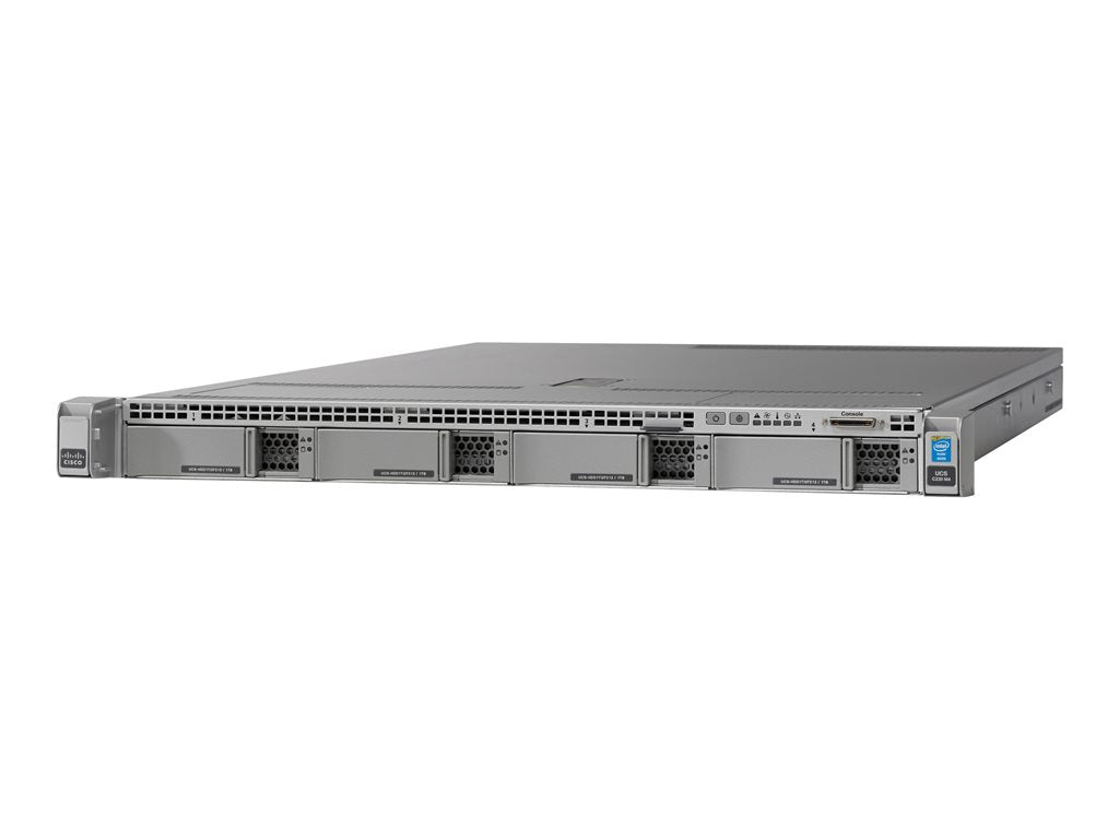 Cisco Connected Safety and Security UCS C220 M4 - Server - rack-mountable - 1U - 2-way - 1 x Xeon E5-2620V3 / 2.4 GHz -