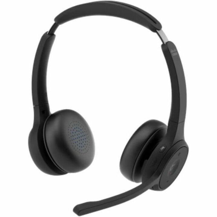 Cisco Dual-Ear, Carbon Black Headset Bundle - Google Assistant, Siri - Stereo - USB Type