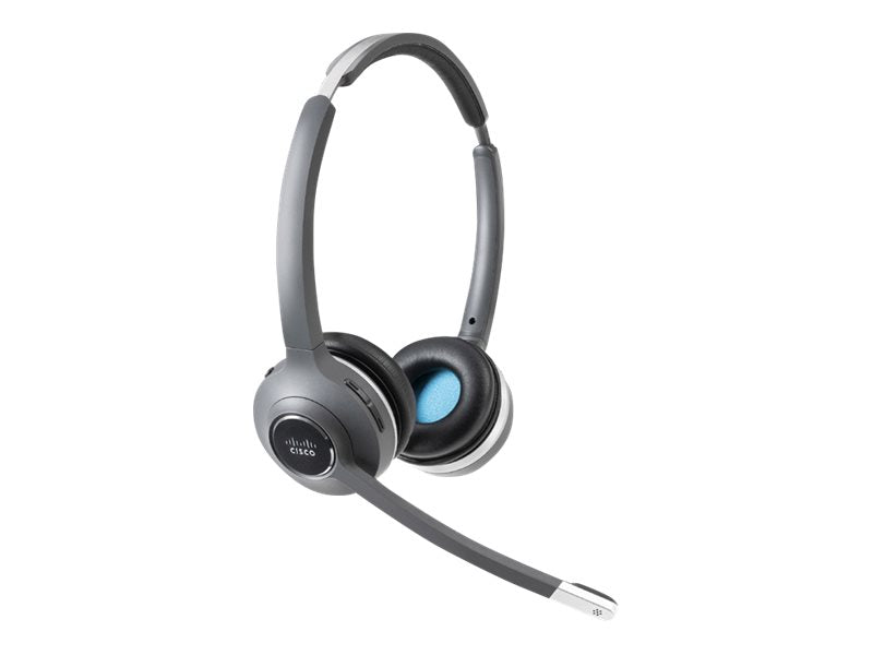 Cisco Headset 562 Dual - Headset - on-ear - DECT 6.0 - wireless - with Multibase Station - for Cisco DX70, DX80; IP