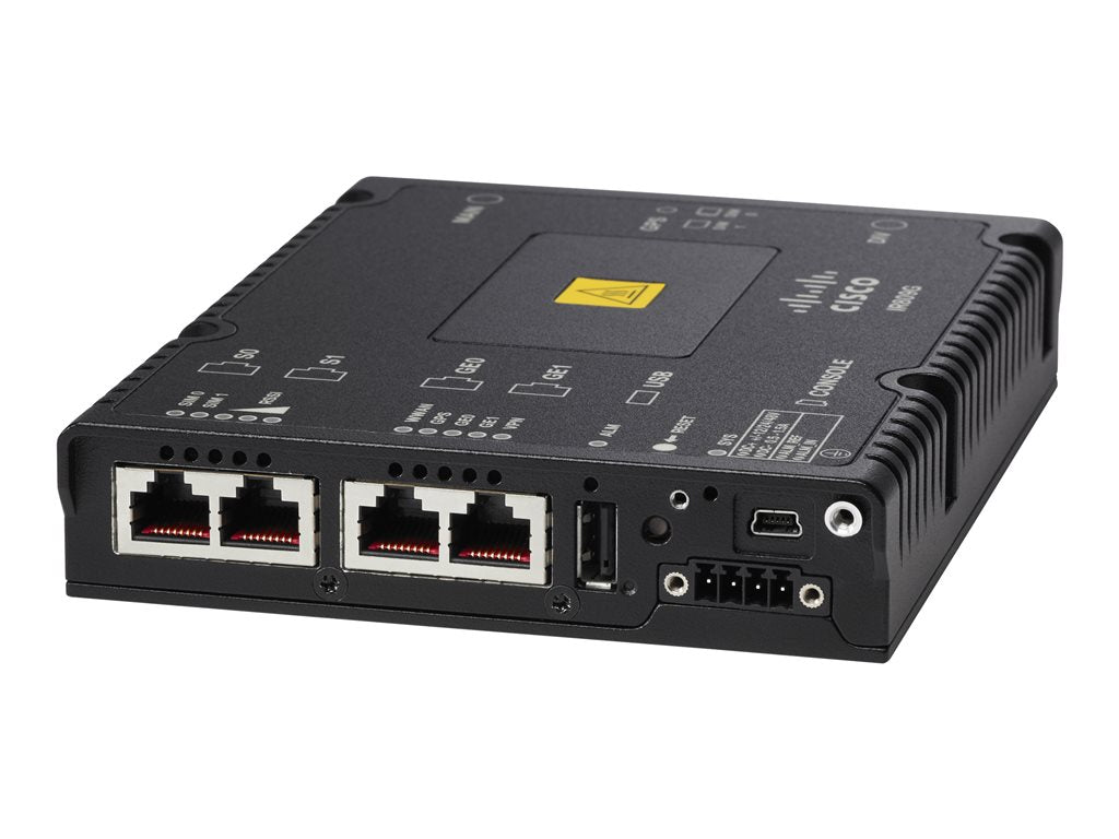 Cisco Industrial Router 809 - - wireless router - - WWAN 2-port switch - 1GbE - refurbished IR809G-LTE-LAK9-RF