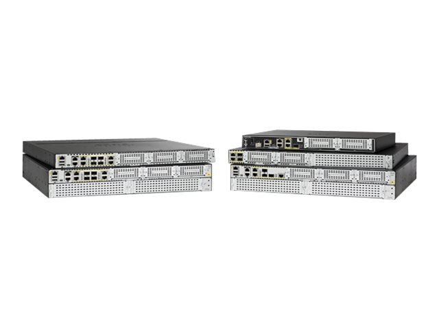 Cisco Integrated Services Router 4221 - - router - - 1GbE - WAN ports: 2 - rack-mountable