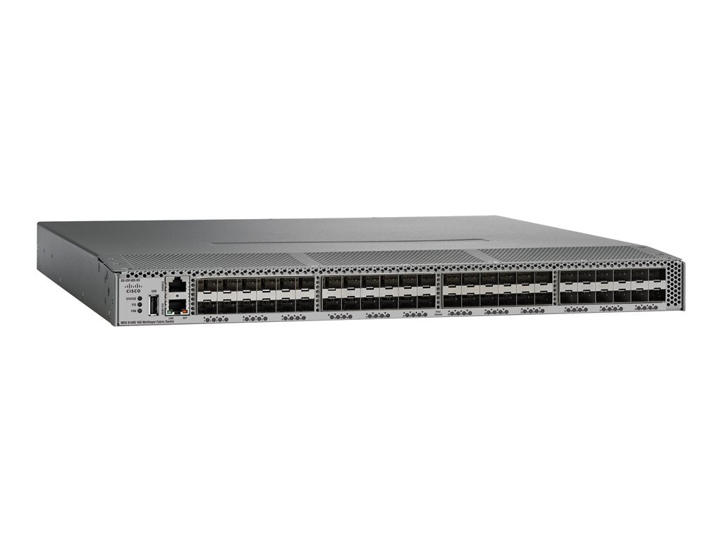 Cisco MDS 9148S - Switch - managed - 12 x 16Gb Fibre Channel - back to front airflow - rack-mountable DS-C9148S-K9=