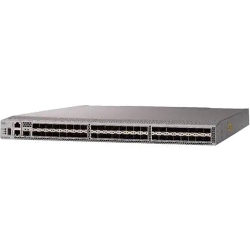 Cisco MDS 9148T 32G 1 RU FC switch, w/ 24 active FC ports, 4 Fans, 2 PSU, Port Side DS-C9148T-24IK9