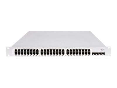 Cisco Meraki MS150 48FP-4X - Switch - managed - 48 x 10/100/1000 (PoE+) + 4 x 10Gb Ethernet SFP+ - rack-mountable - PoE+ (740 MS150-48FP-4X