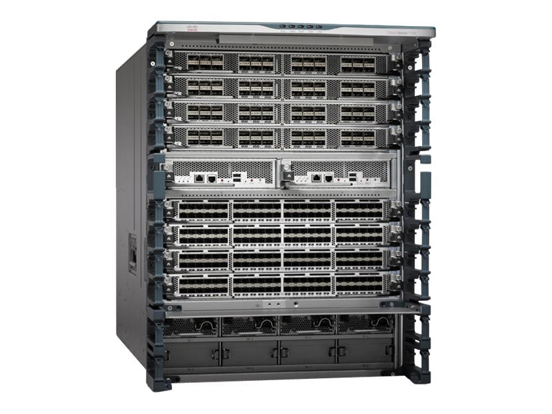 Cisco Nexus 7710 - Bundle - switch - L3 - managed - rack-mountable - refurbished - with 2 x Cisco Nexus 7000 Series