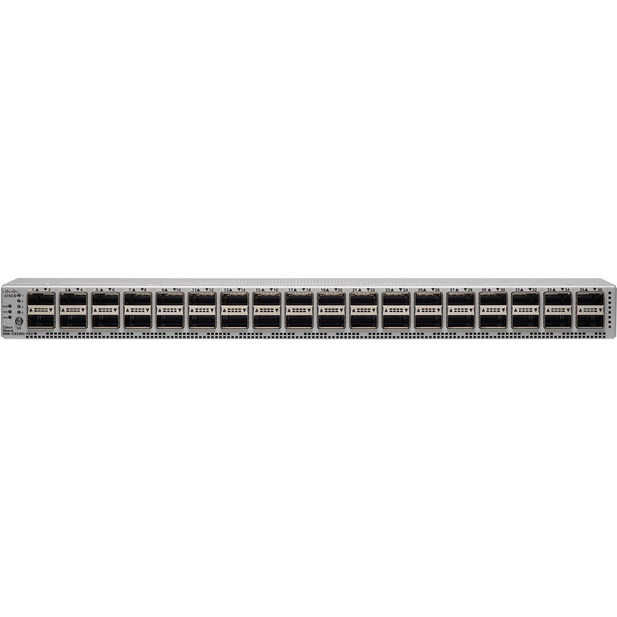 Cisco Nexus 9336C-FX2 Switch - 36 Ports, 40/100-Gigabit, 1RU, Cloud-Scale N9K-C9336C-FX2