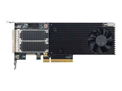Cisco Nexus SmartNIC+ V5P - Expansion module - PCIe 3.0 x8 low profile - QSFP28 x 2 - for UCS C240 M5, C240 M5L, SmartPlay Select NXN-V5P-8X-9GB