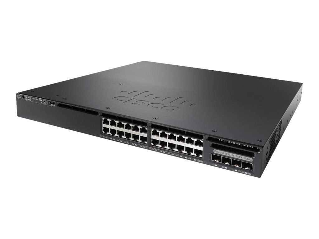 Cisco ONE Catalyst 3650-24PDM - Switch - managed - 24 x 10/100/1000 (PoE+) + 2 x 10 Gigabit SFP+ - desktop,