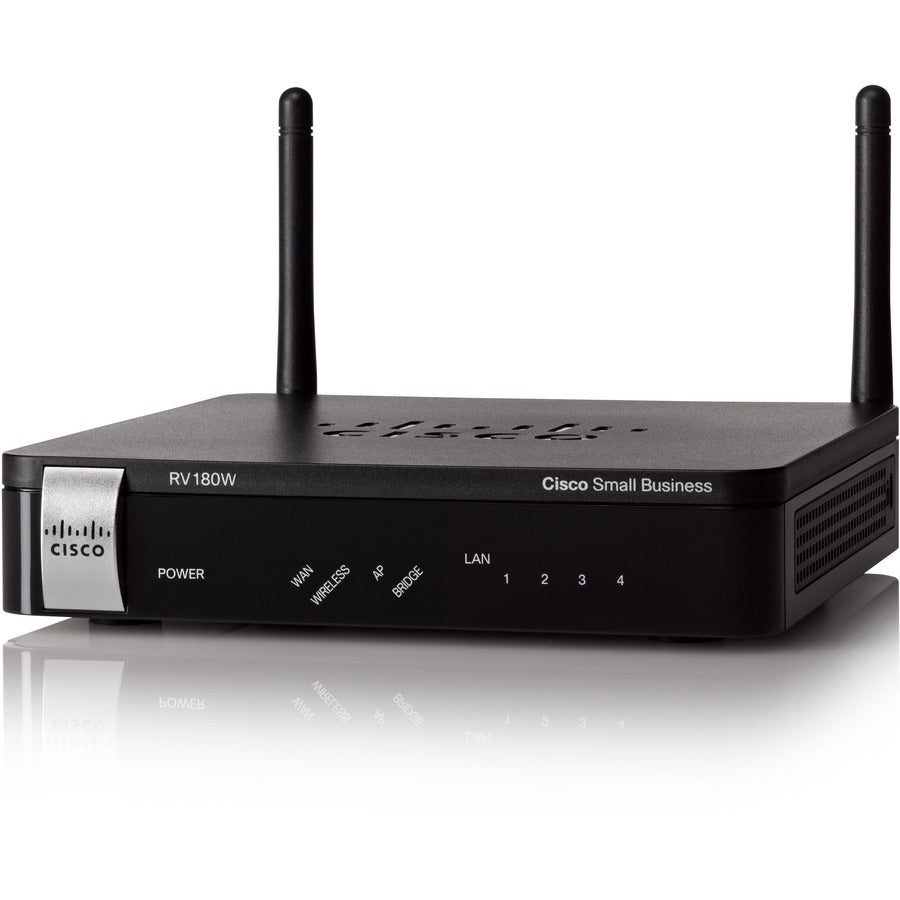 Cisco RV180W Wi-Fi 4 IEEE 802.11n Ethernet Wireless Security Router - Refurbished RV180W-A-K9-NA-RF