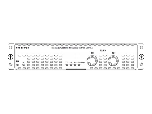 Cisco SM-X-1T3/E3 Enhanced Service Module - Expansion module - HDLC, Frame Relay, PPP - T-3/E-3 - refurbished - for P/N: