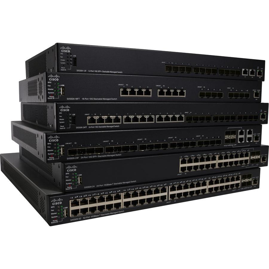 Cisco SX550X-16FT 16-Port 10G Stackable Managed Switch