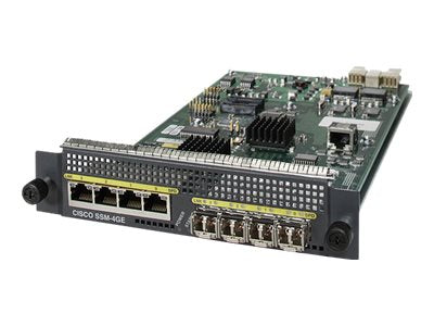 Cisco Security Services Module - Expansion module - Gigabit Ethernet x 4 - refurbished - for ASA 5505, 5510, 5520, 5540,