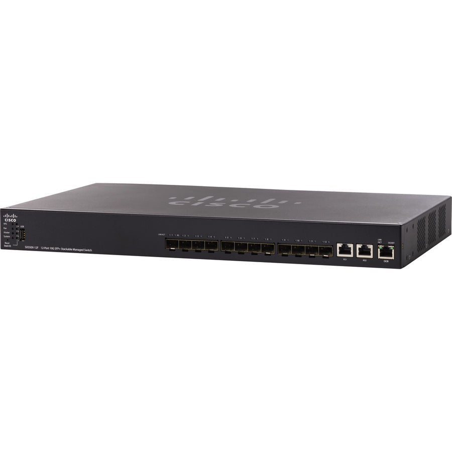 Cisco Sx550X-12F 12-Port 10G Sfp+ Stackable Managed Switch