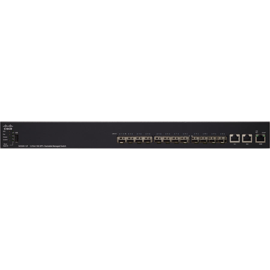 Cisco Sx550X-12F 12-Port 10G Sfp+ Stackable Managed Switch