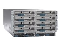 Cisco UCS 5108 Blade Server Chassis - Rack-mountable 6U - up to 8 blades - power supply - hot-plug 2500 Watt - with UCS