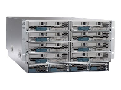 Cisco UCS 5108 Blade Server Chassis SmartPlay Select (Tracer) - Rack-mountable 6U - up to 8 blades - power supply -