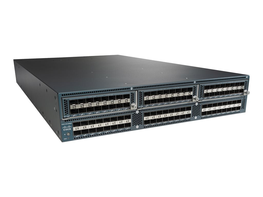 Cisco UCS 6296UP Fabric Interconnect - Switch - managed - 18 x 1 Gigabit / 10 Gigabit / 8 Gb Fiber Channel / FCoE SFP+ -