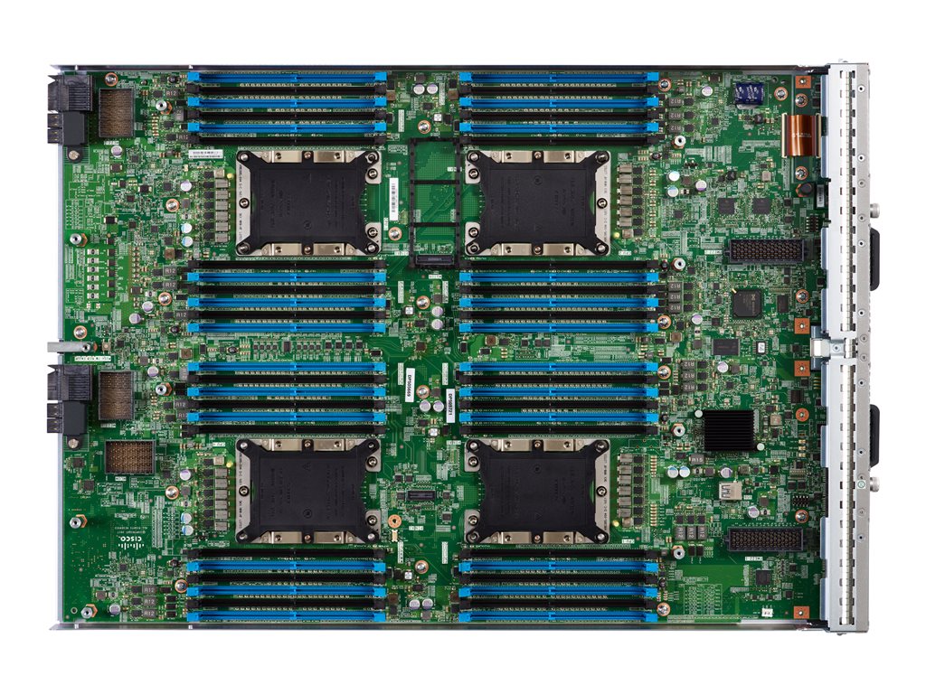 Cisco UCS B480 M5 Blade Server - Server - blade - 4-way - no CPU up to - RAM 0 GB - SATA/SAS - hot-swap 2.5 bay(s) - no