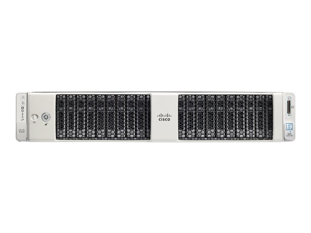 Cisco UCS C240 M5 SFF Rack Server - Server - rack-mountable - 2U - 2-way - no CPU up to - RAM 0 GB - SATA/SAS/PCI Express - hot-swap UCSC-C240-M5SX-RF