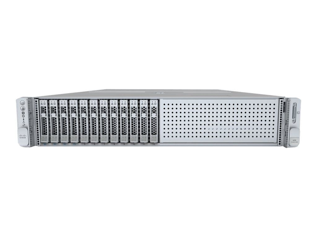 Cisco UCS C240 M6 SFF Rack Server - Server - rack-mountable - 2U - 2-way - no CPU up to - RAM 0 GB - SATA/SAS/PCI Express - hot-swap UCSC-C240-M6S=