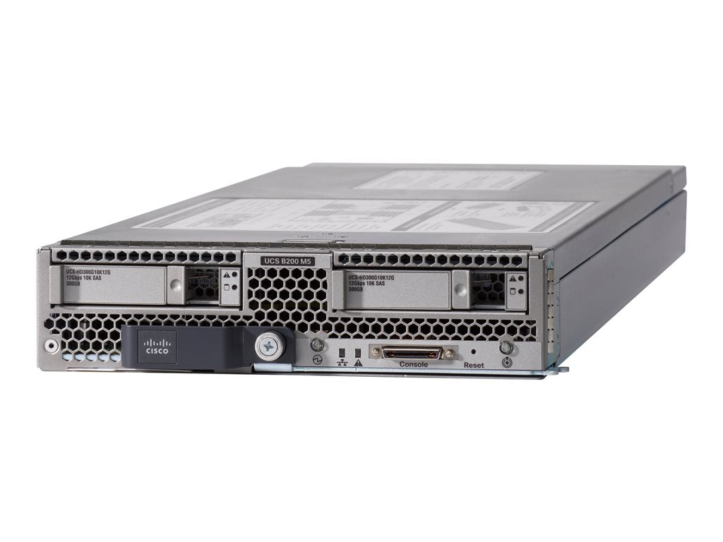Cisco UCS SmartPlay Select B200 M5 Advanced 4 - Server - blade - 2-way - 2 x Xeon Gold 6140 up to - RAM 192 GB - SATA/SAS - hot-swap UCS-SP-B200M5A4-RF