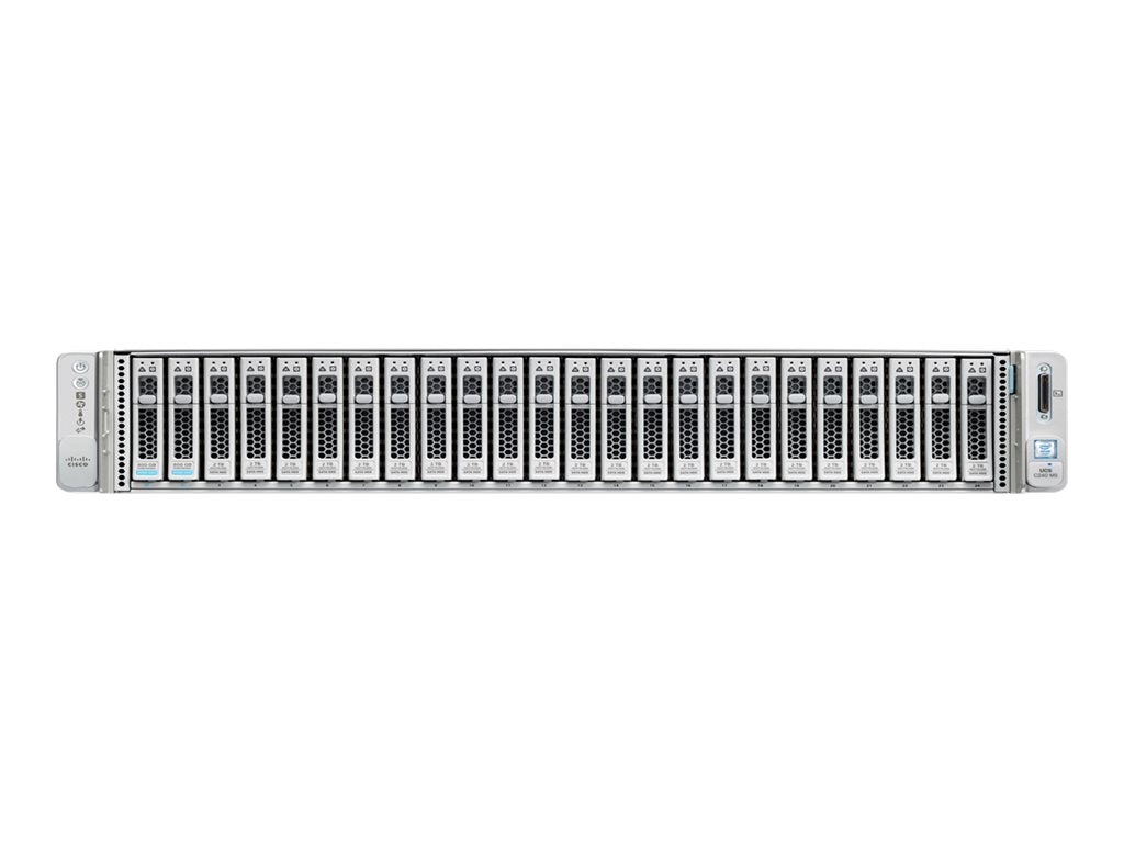 Cisco UCS SmartPlay Select C240 M5SX - Server - rack-mountable - 2U - 2-way - 2 x Xeon Silver 4114 / up to 3 GHz - RAM 32 GB UCS-SPRC240M5S3-RF