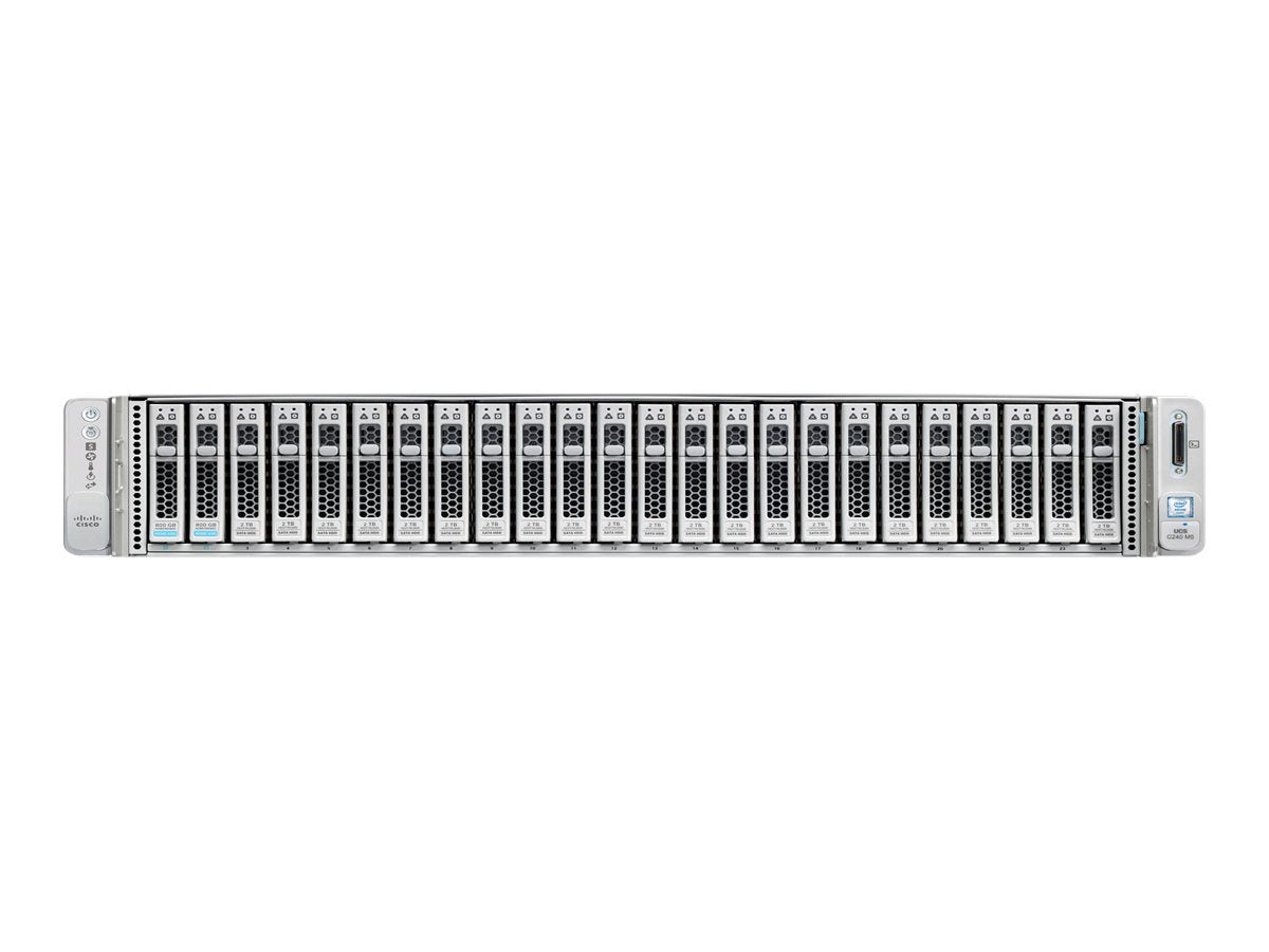 Cisco UCS SmartPlay Select C240 M5SX - Server - rack-mountable - 2U - 2-way - 2 x Xeon Silver 4114 / up to 3 GHz - RAM 32 GB UCS-SPRC240M5S3-RF