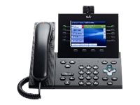 Cisco Unified IP Phone 9951 Standard - IP video phone - SIP - multiline - charcoal gray - remanufactured