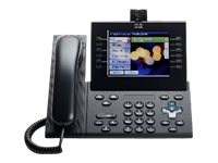 Cisco Unified IP Phone 9971 Slimline - IP video phone - IEEE 802.11b/g/a (Wi-Fi) - SIP - multiline - charcoal gray -