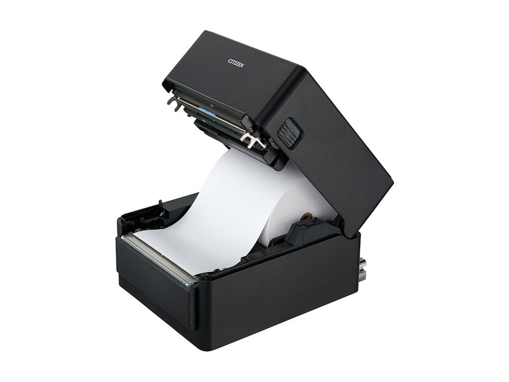 Citizen CT-S4500 - Receipt printer - direct thermal - USB, LAN - cutter - black CT-S4500AETUBK