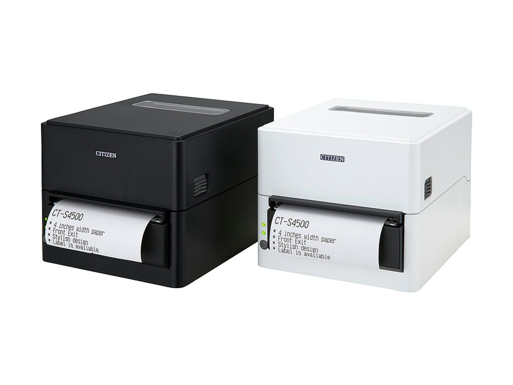 Citizen CT-S4500 - Receipt printer - direct thermal - USB, LAN - cutter - black CT-S4500AETUBK