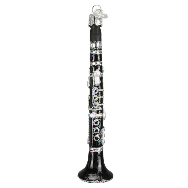 Clarinet Glass Ornament