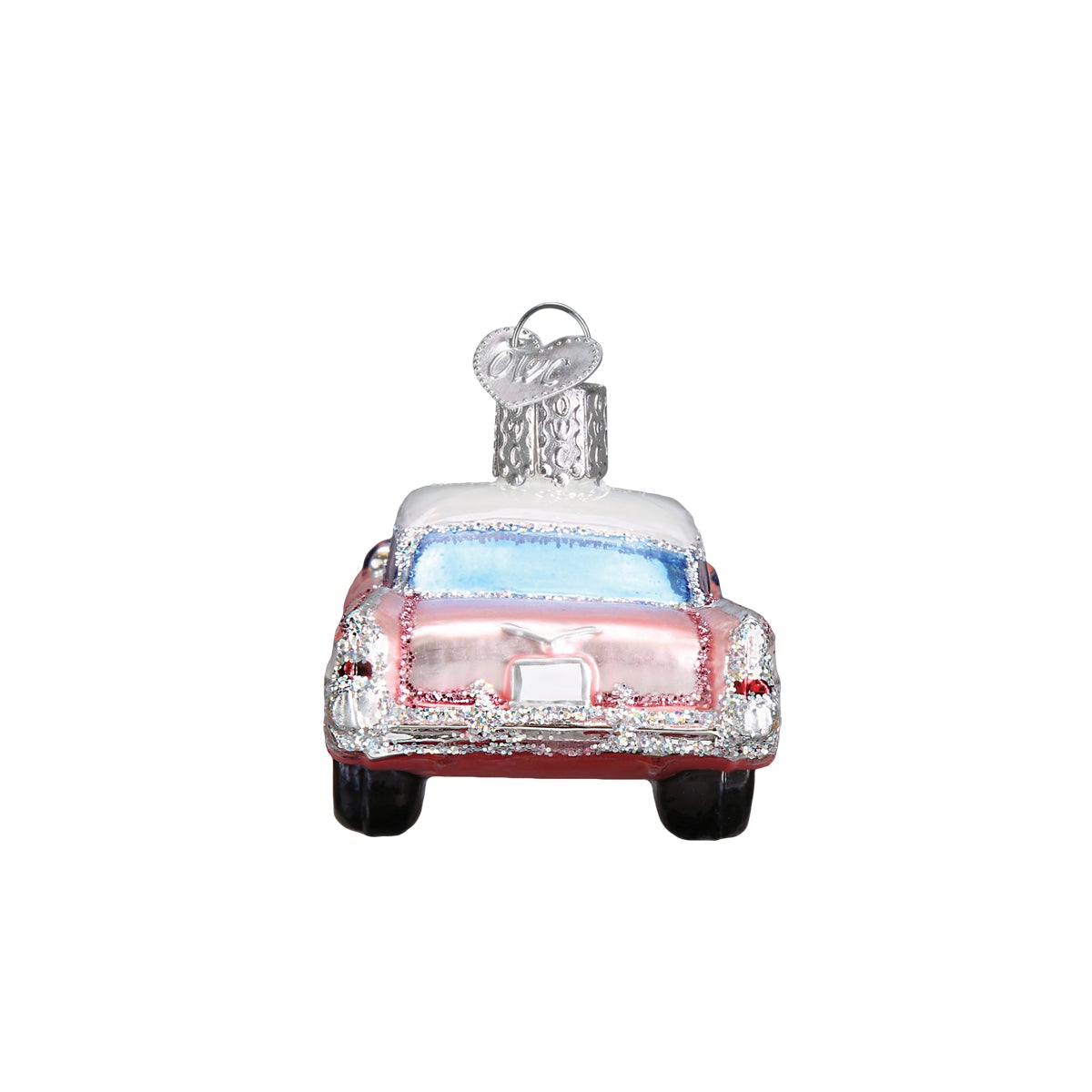 Classic Car Glass Ornament